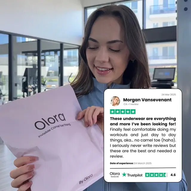 Tanga invisible con punta de camello de tiro alto